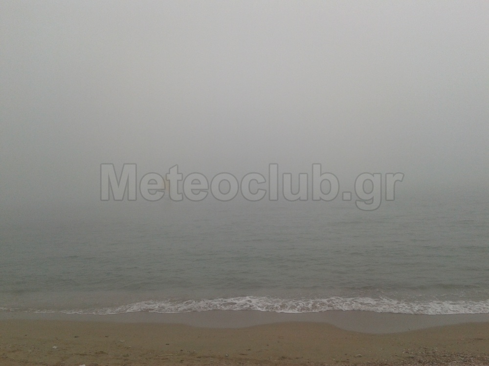 Ομίχλη μεταφοράς παραλία Βάρης (2) 18.02.14