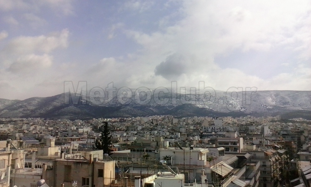 Χιονόπτωση-Αθήνα 11/2/2015