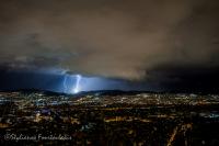 Καταιγίδα - Κεραυνοί - Αθήνα 24-10-2017